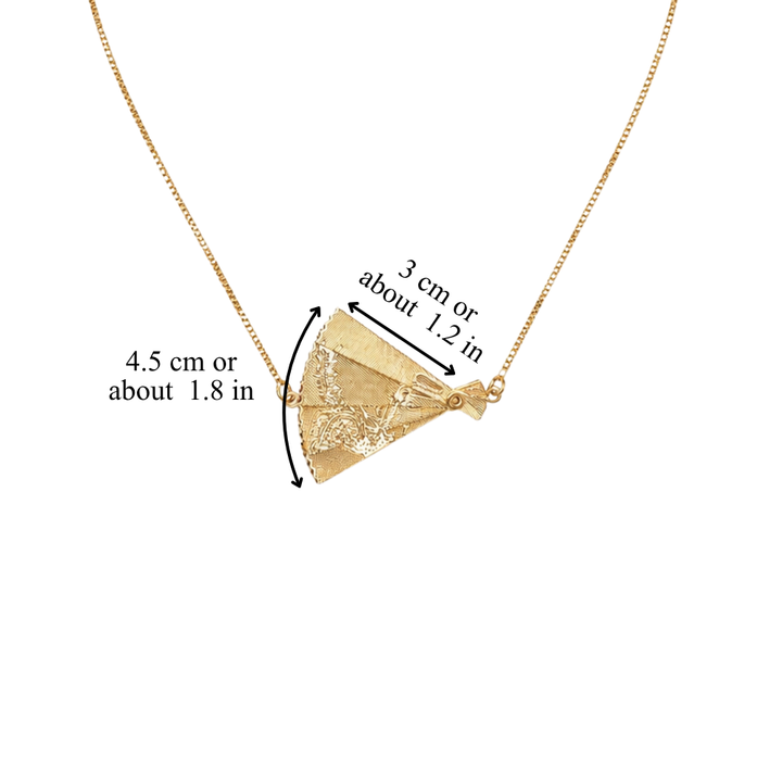 CHINESE FAN NECKLACE