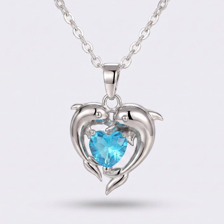 Ocean Hearts Dolphin Necklace
