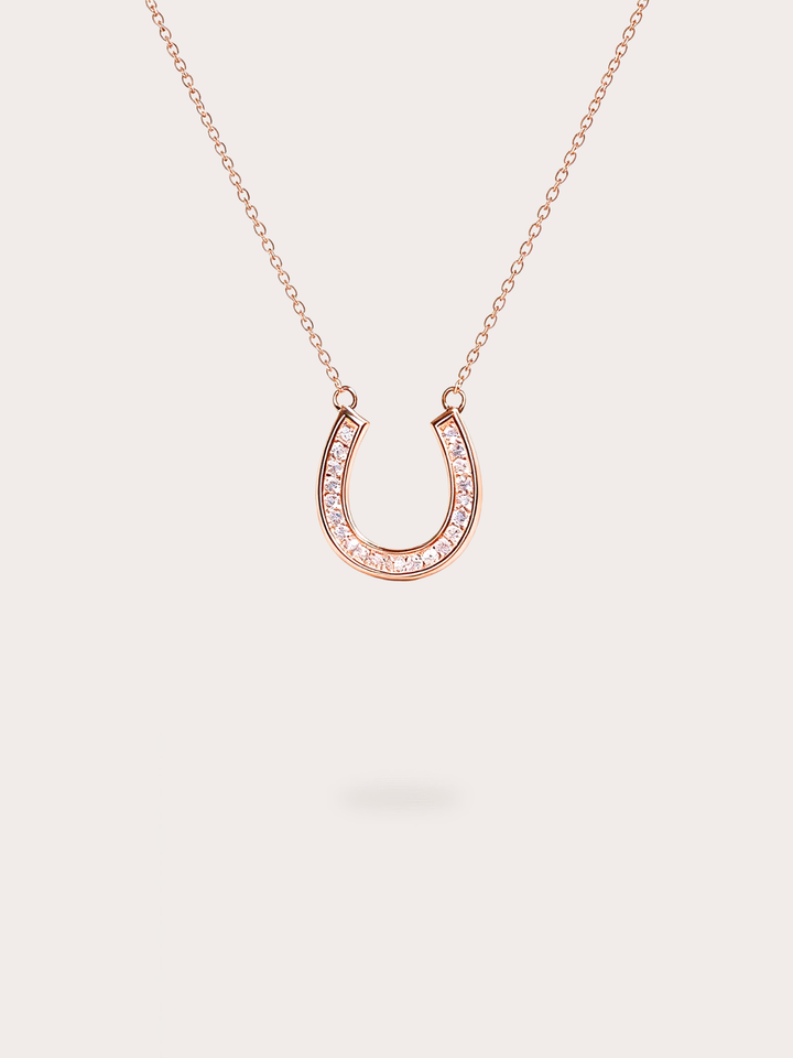 Junie Lucky Horseshoe Necklace