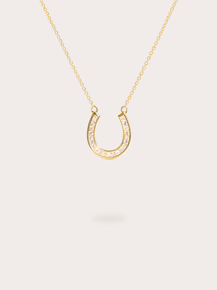 Junie Lucky Horseshoe Necklace