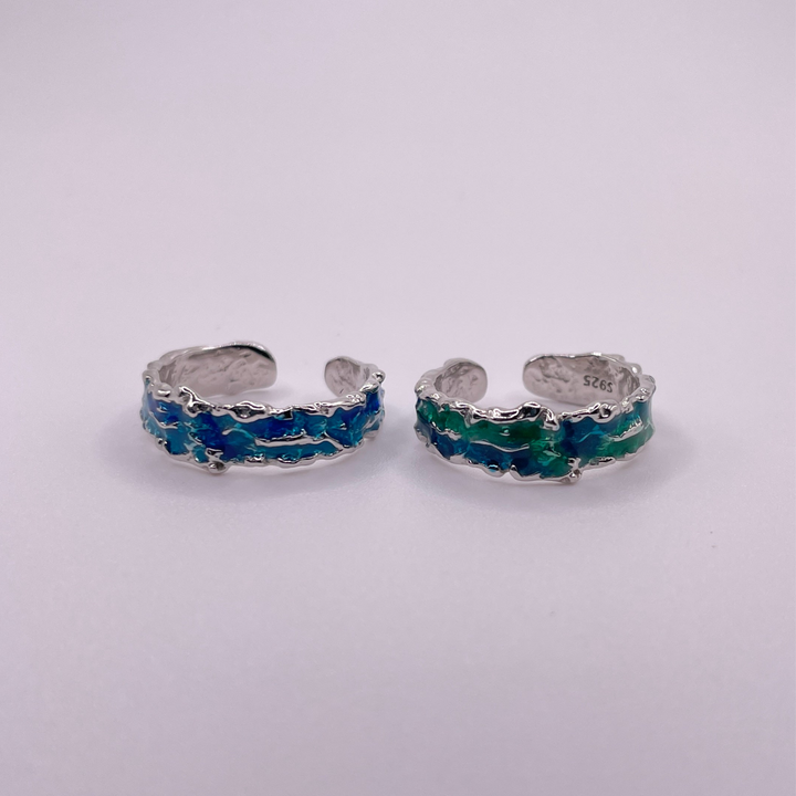 Ocean Edge Wave 925 Sterling Silver Ring