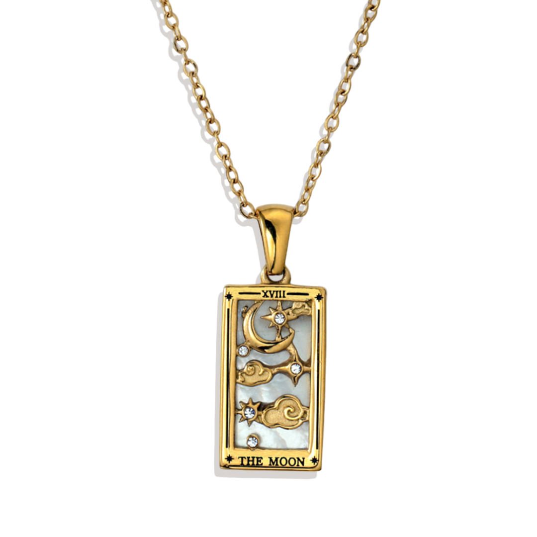 The Moon Tarot Necklace
