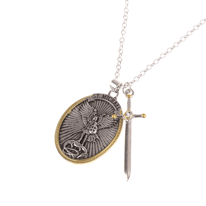 Michael the Archangel Necklace — Celestial Protector