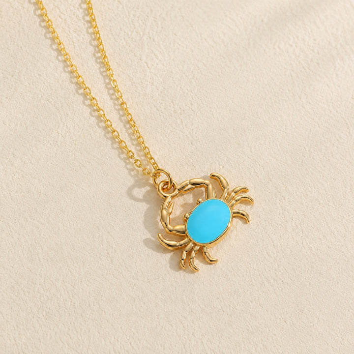 EMERALD CRAB NECKLACE