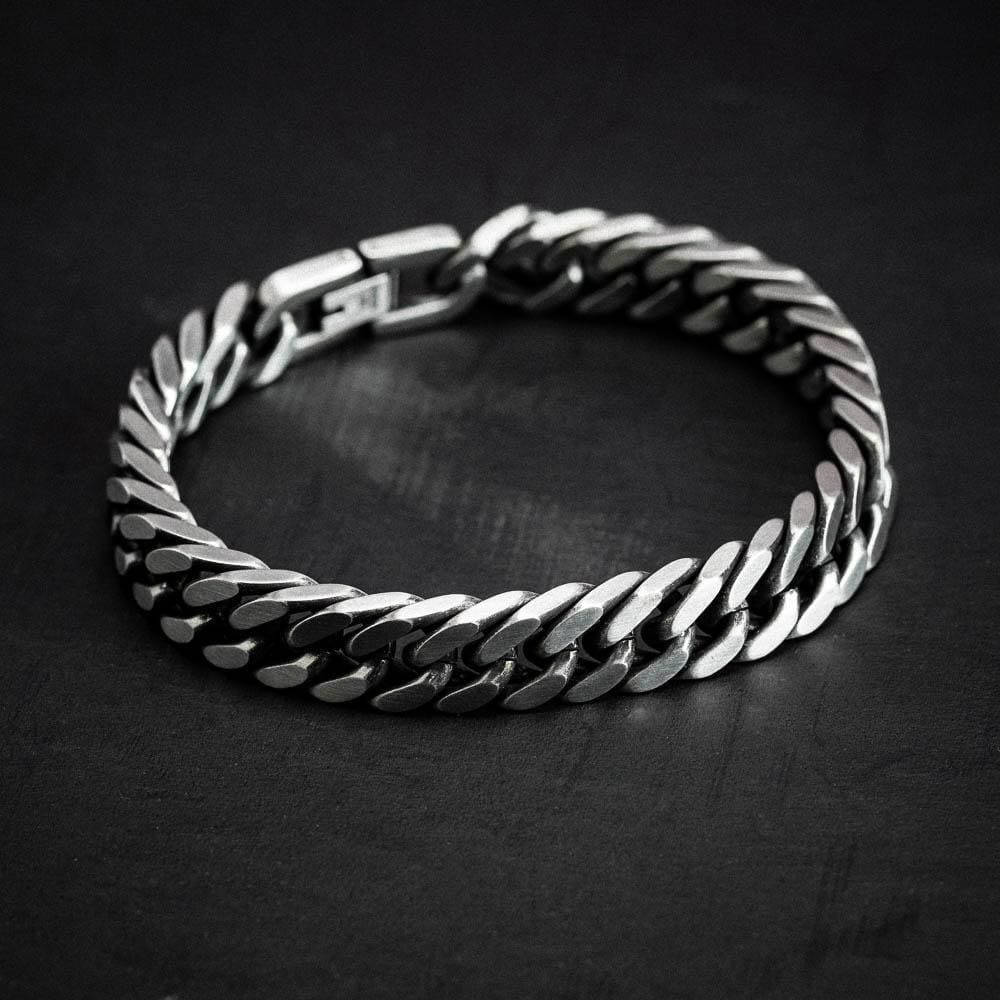 Thick Chain Dragon Weave Cuban Bracelet