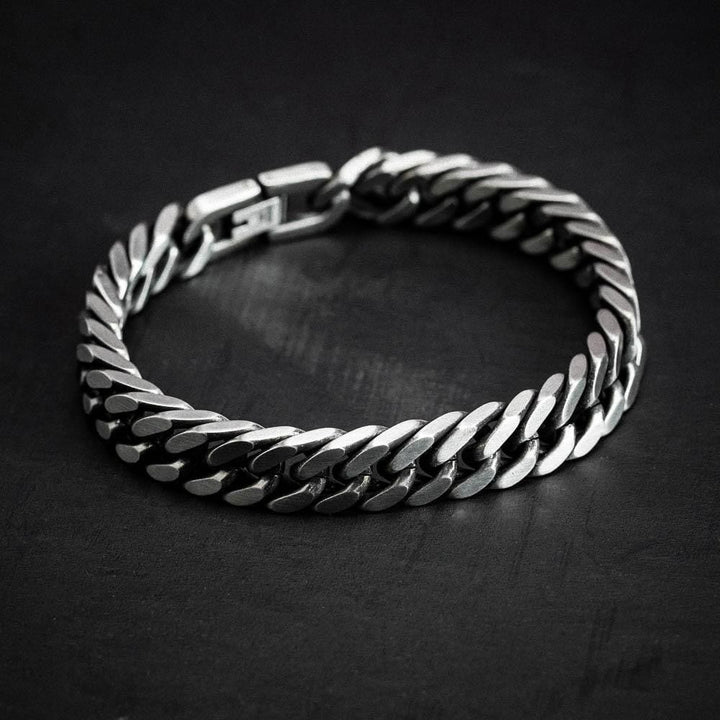 Thick Chain Dragon Weave Cuban Bracelet