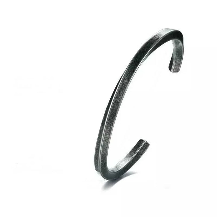 Spiral Twist Open Bracelet