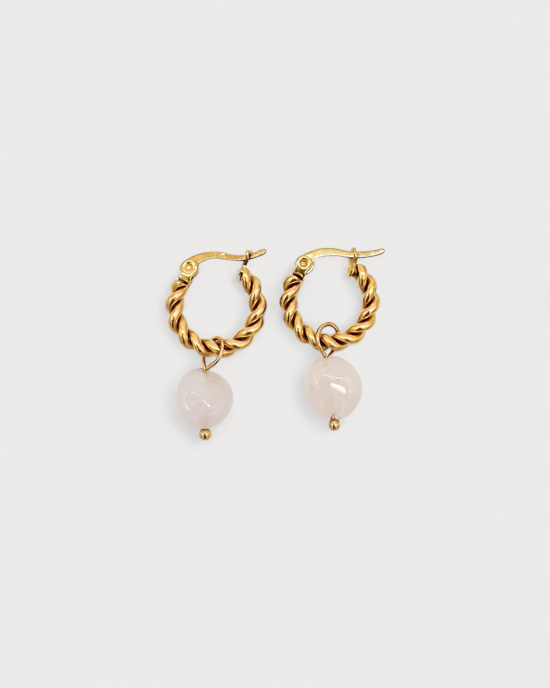 Louane - Earrings - Natural Stone - Stainless Steel