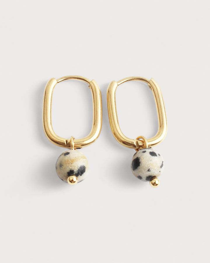 Zuzy - Earrings - Natural Stone - Stainless Steel