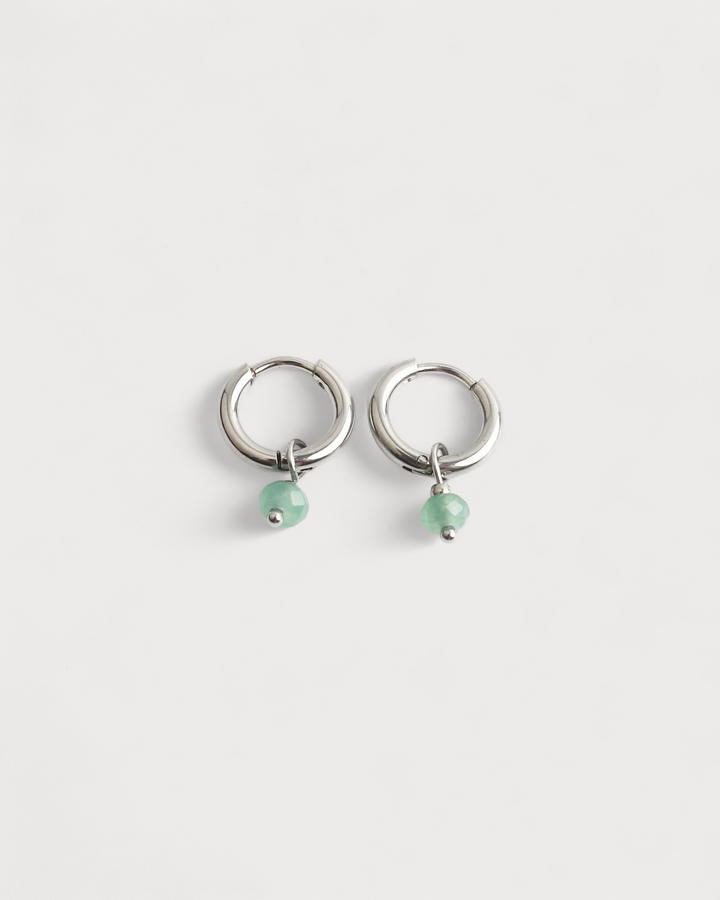 Rêver - Earrings - Natural stone - Stainless Steel