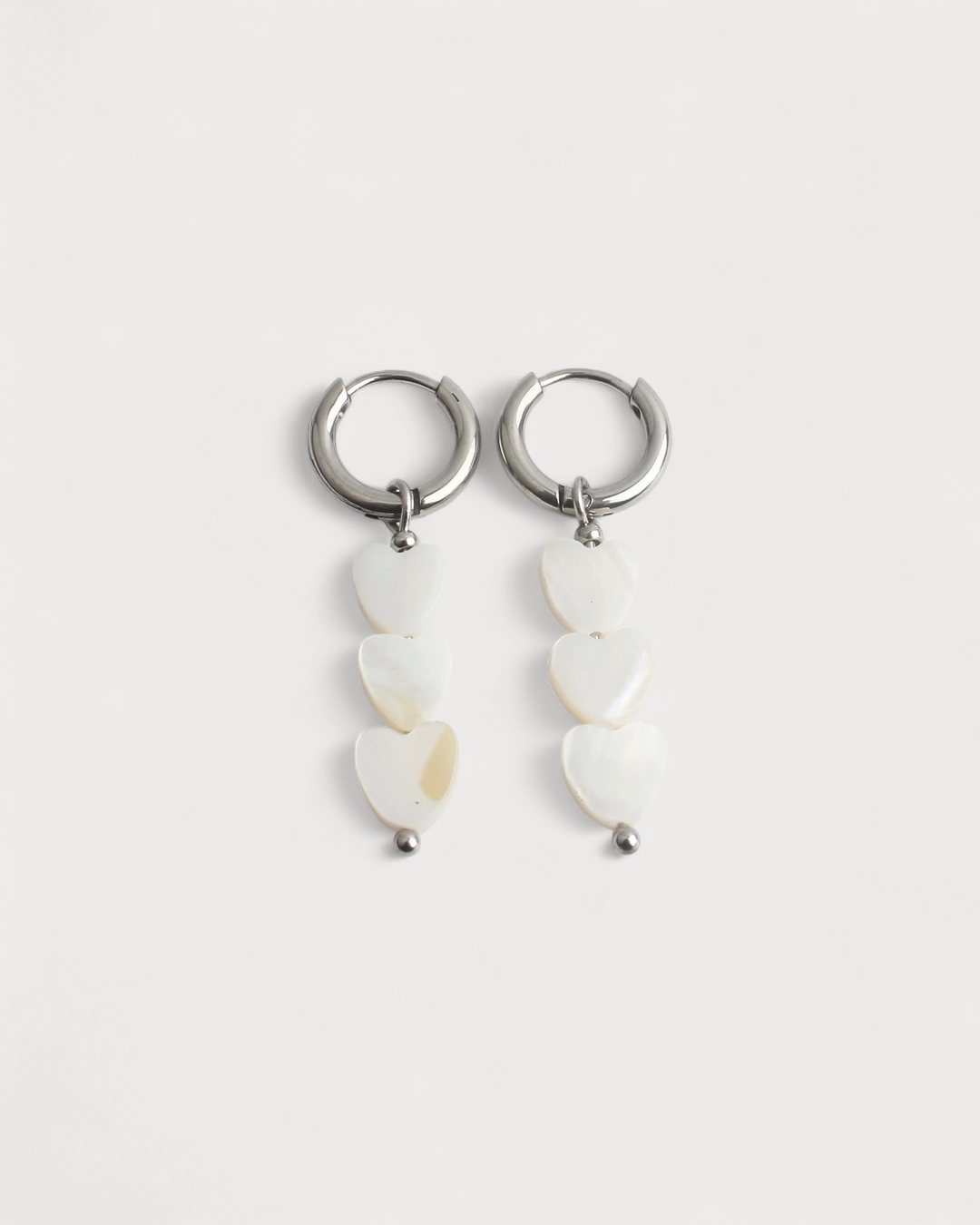 Heart To Heart - Earrings - Stainless Steel