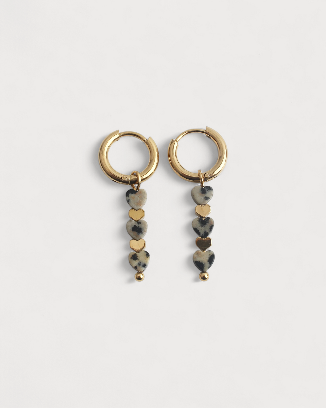 Heart To Heart - Earrings - Stainless Steel