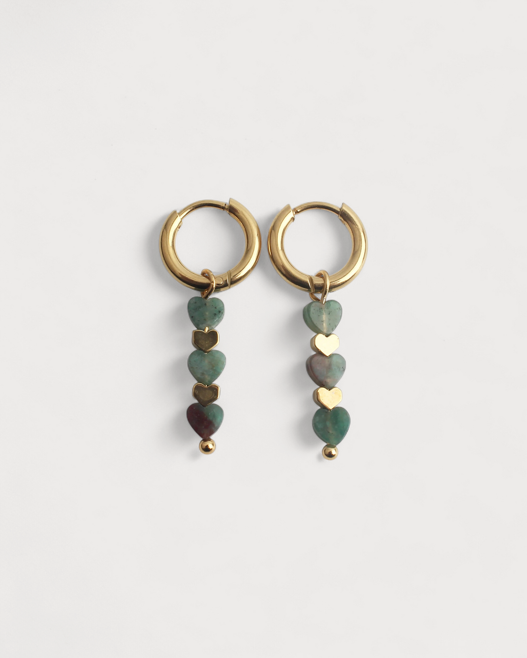 Heart To Heart - Earrings - Stainless Steel