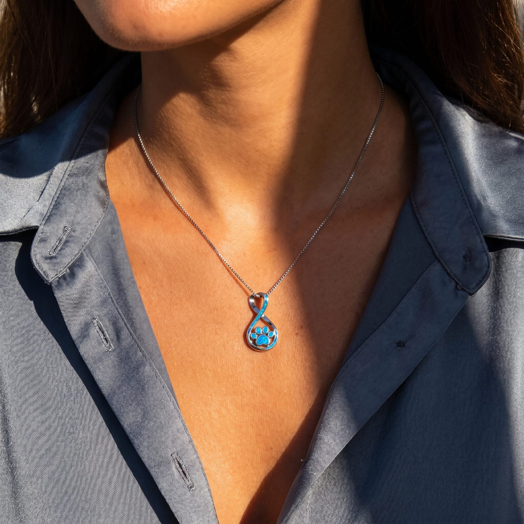 Infinite Bond Paw Necklace