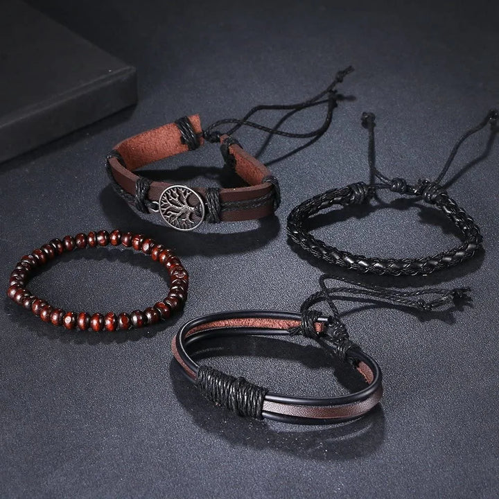 Tree Of Life Handmade Leather Bracelet