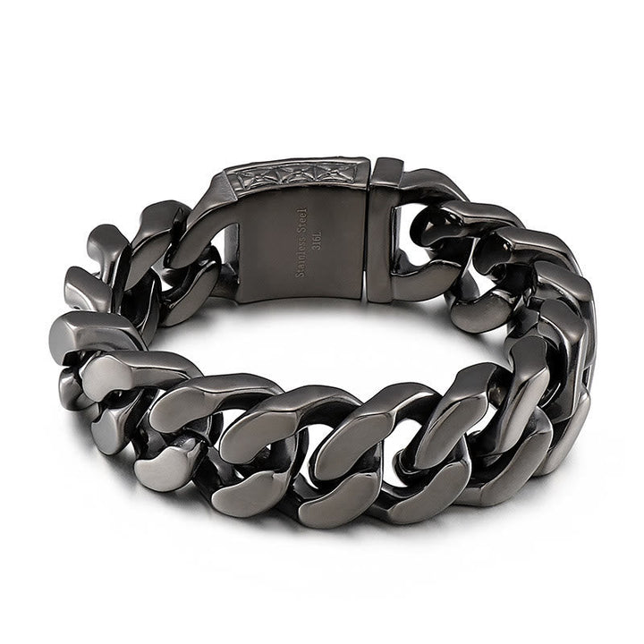 Skull Clasp Cuban Bracelet