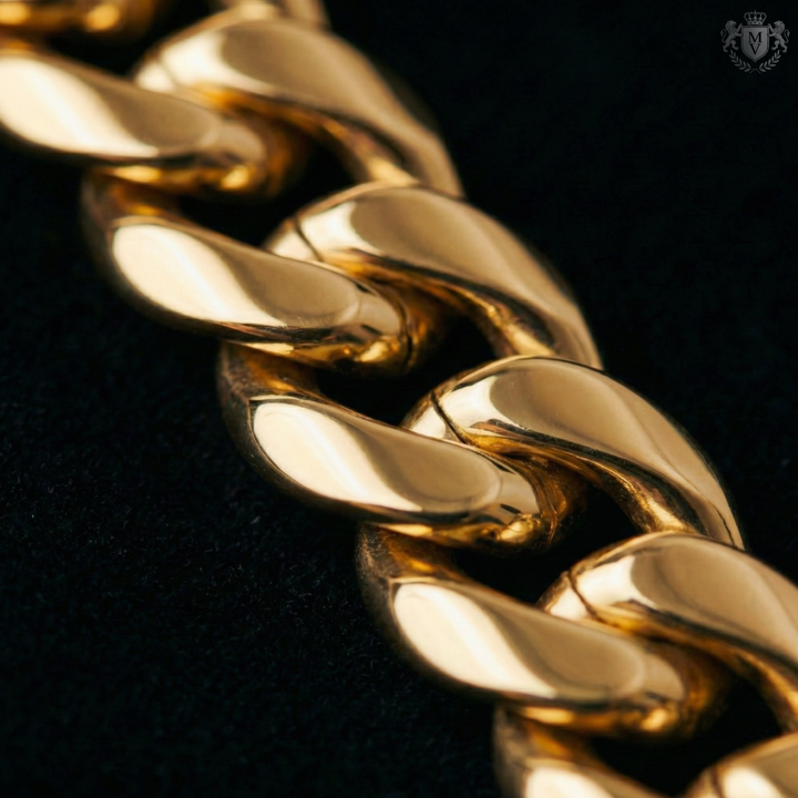 Cuban Bracelet (Gold) 8mm