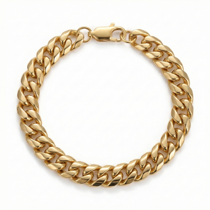 Cuban Bracelet (Gold) 8mm