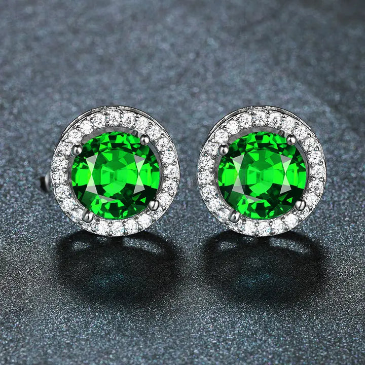 Antonia | Earrings | Emerald Green