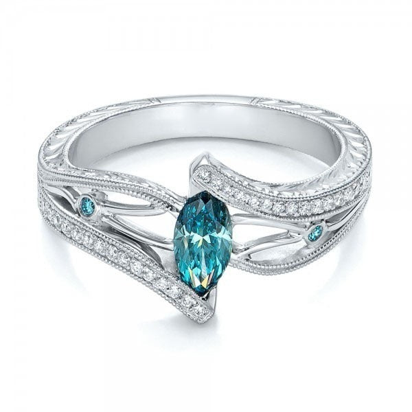 Aquamarine Gemstone Ring | 925 Sterling Silver