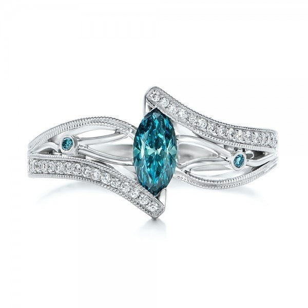 Aquamarine Gemstone Ring | 925 Sterling Silver