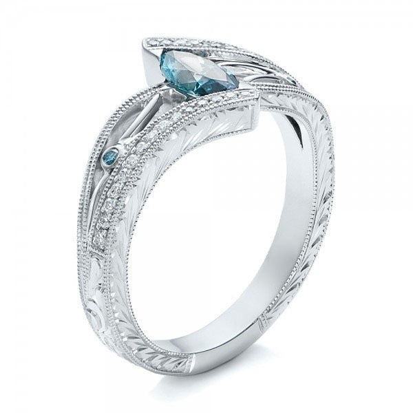 Aquamarine Gemstone Ring | 925 Sterling Silver