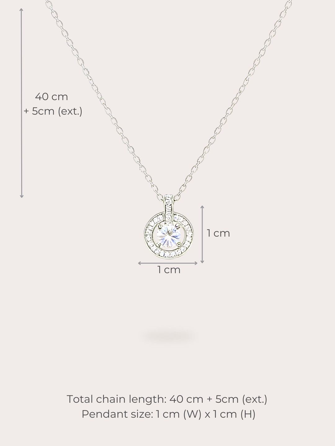 Bella Halo Necklace