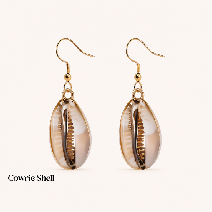 SEASHELL EARRINGS (PAIR)