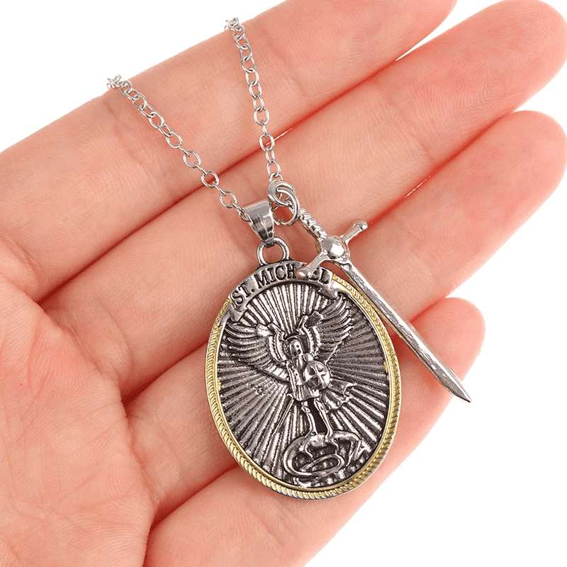 Michael the Archangel Necklace — Celestial Protector