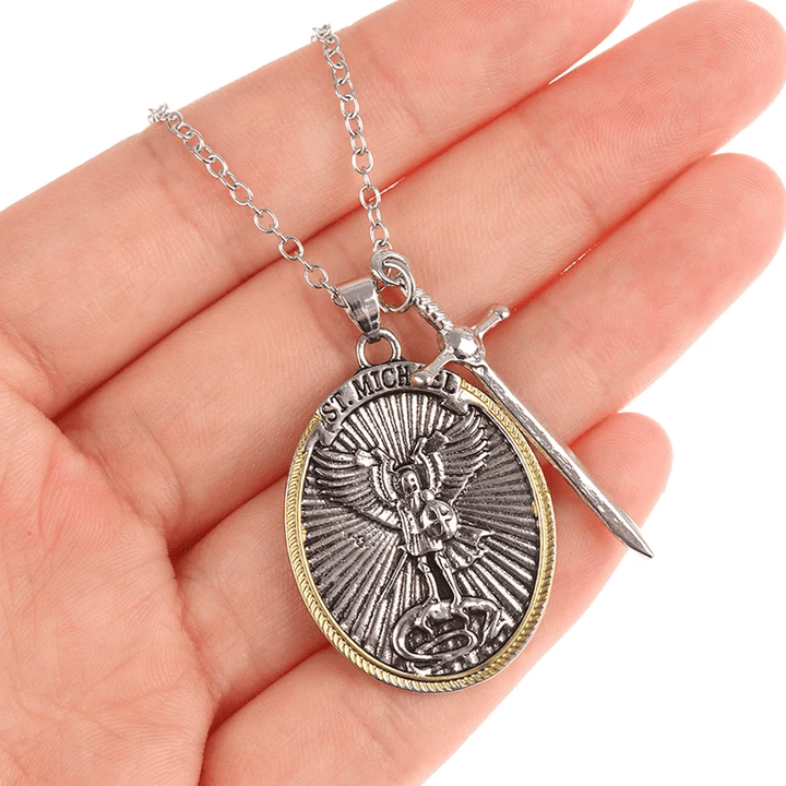 Michael the Archangel Necklace — Celestial Protector