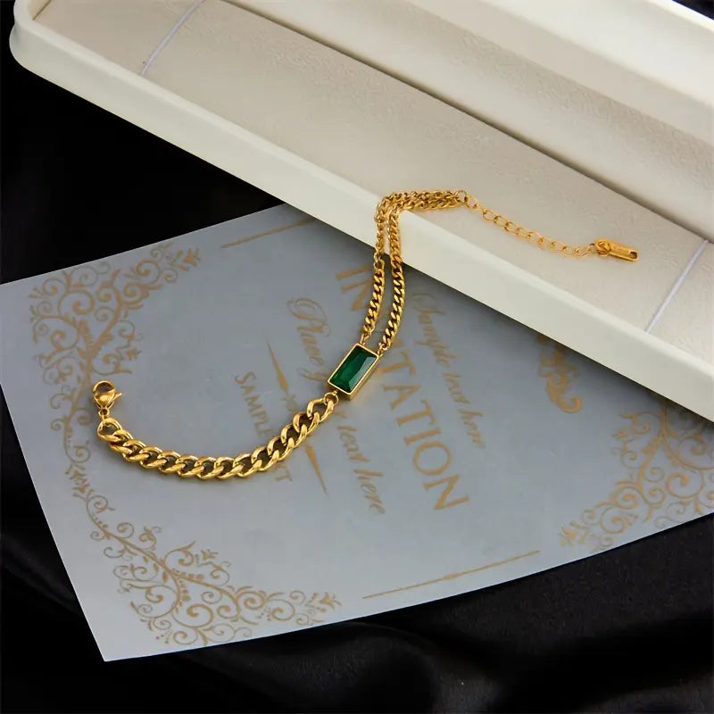 Gabi | Bracelet | Emerald Green