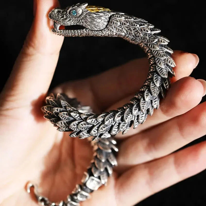Jormungandr Personalized Rattlesnake Bracelet