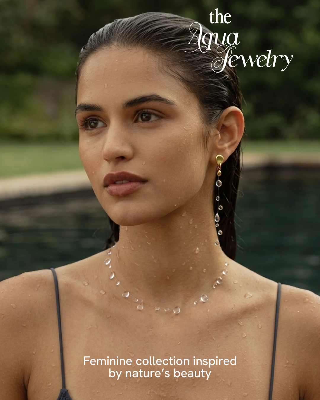 Water Drop Necklace Set