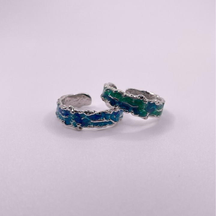 Ocean Edge Wave 925 Sterling Silver Ring