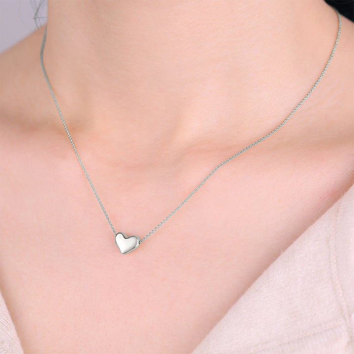 Dainty Bubble Heart Necklace