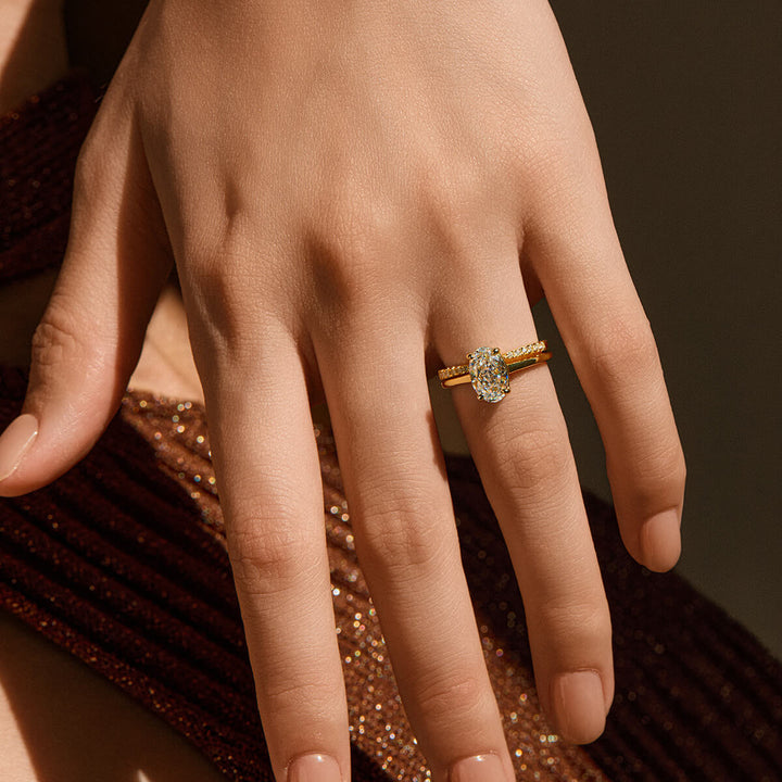 Oval Solitaire Ring