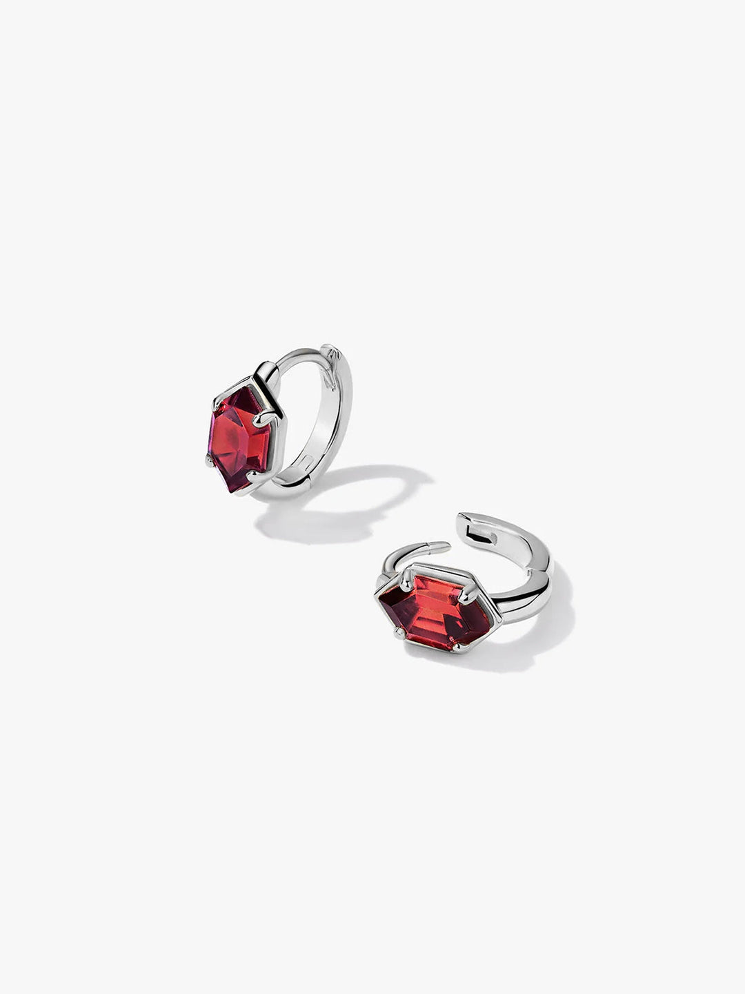 Silver Ruby Berry Huggies