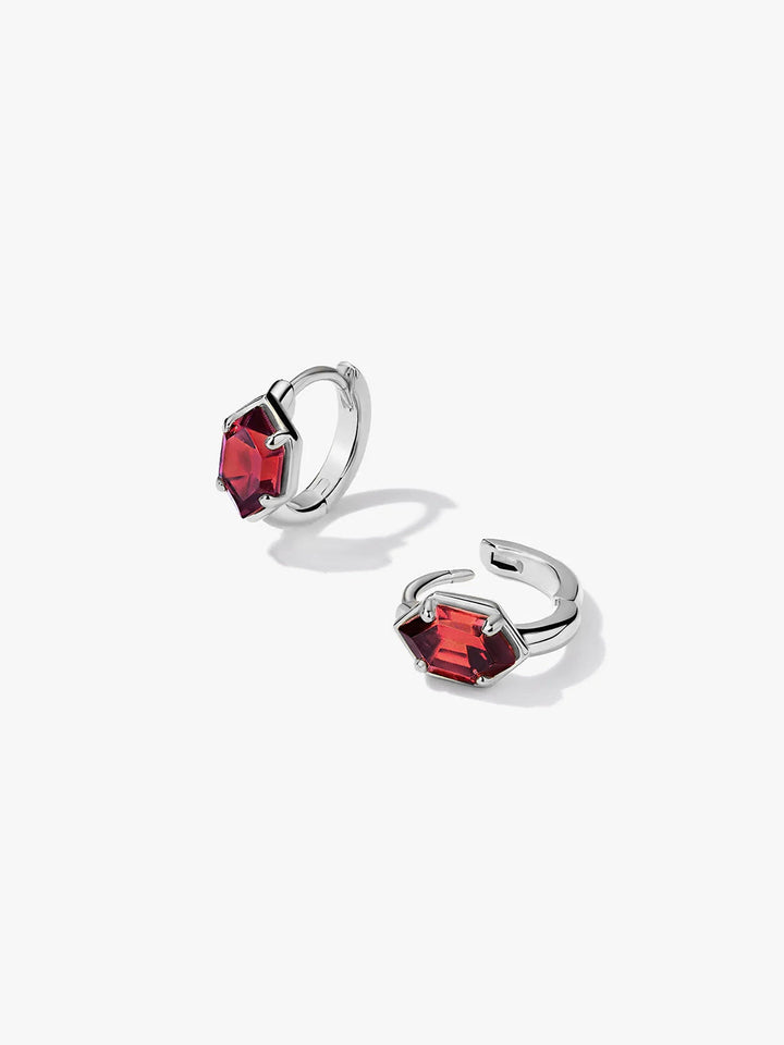 Silver Ruby Berry Huggies