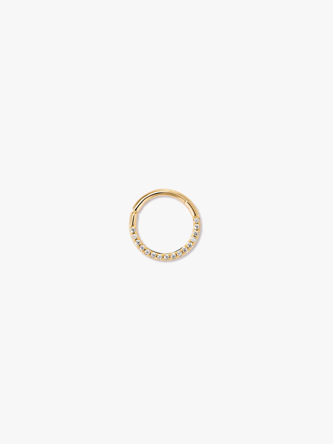 Single Cartilage Mini Pave Huggie