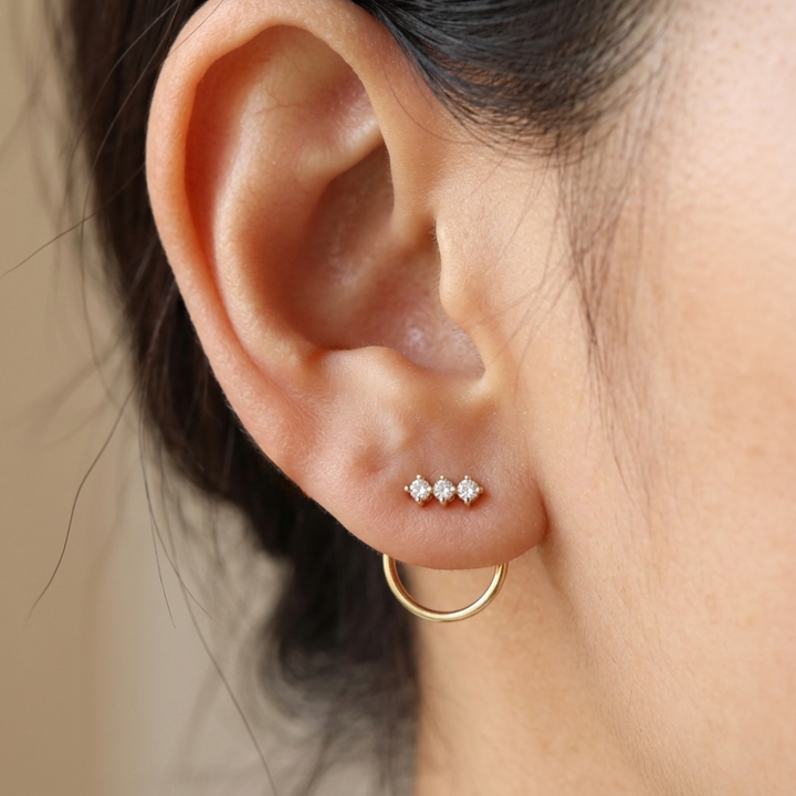DAINTY CIRCLE EARRINGS (PAIR)