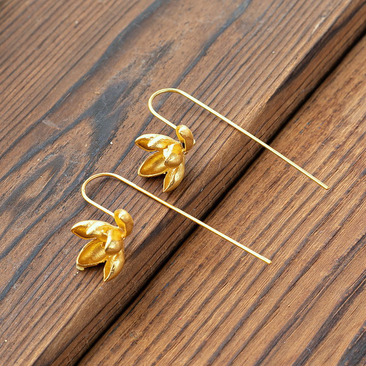 MAGNOLIA DROP EARRINGS (PAIR)