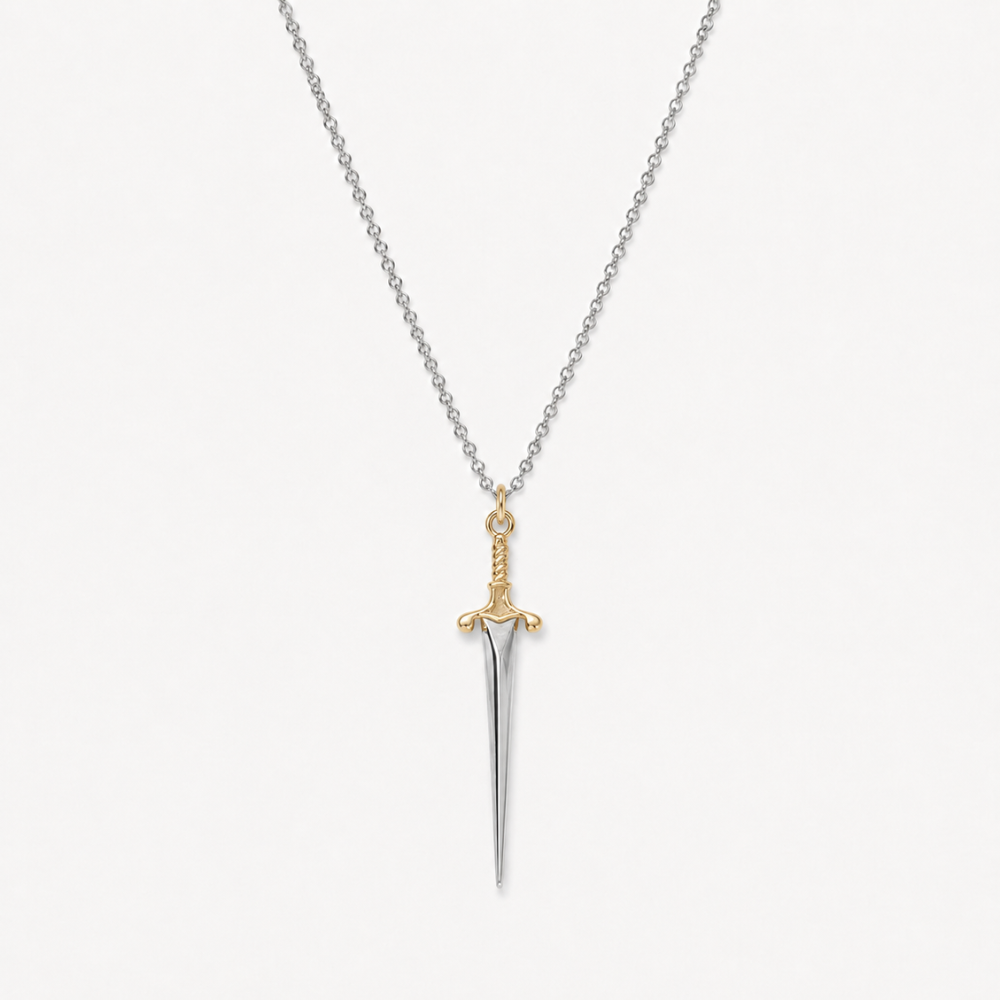 SWORD CHARM NECKLACE (ADJUSTABLE)