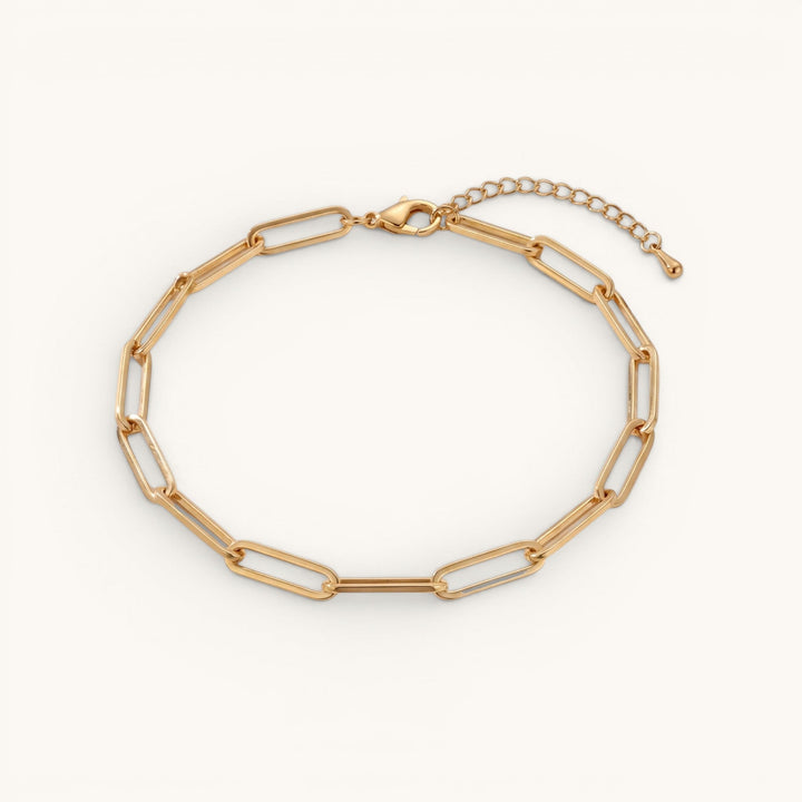 Bar Anklet Gold