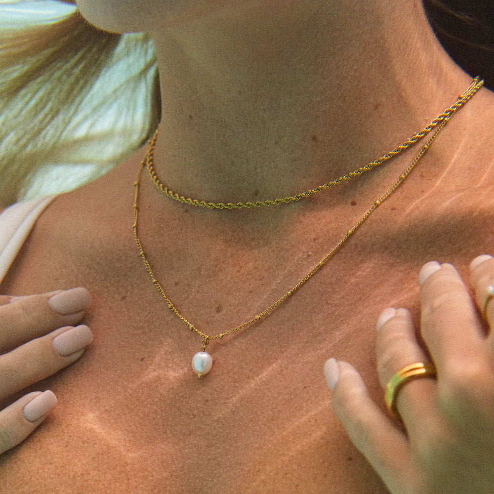 Baroque Pearl Pendant Necklace