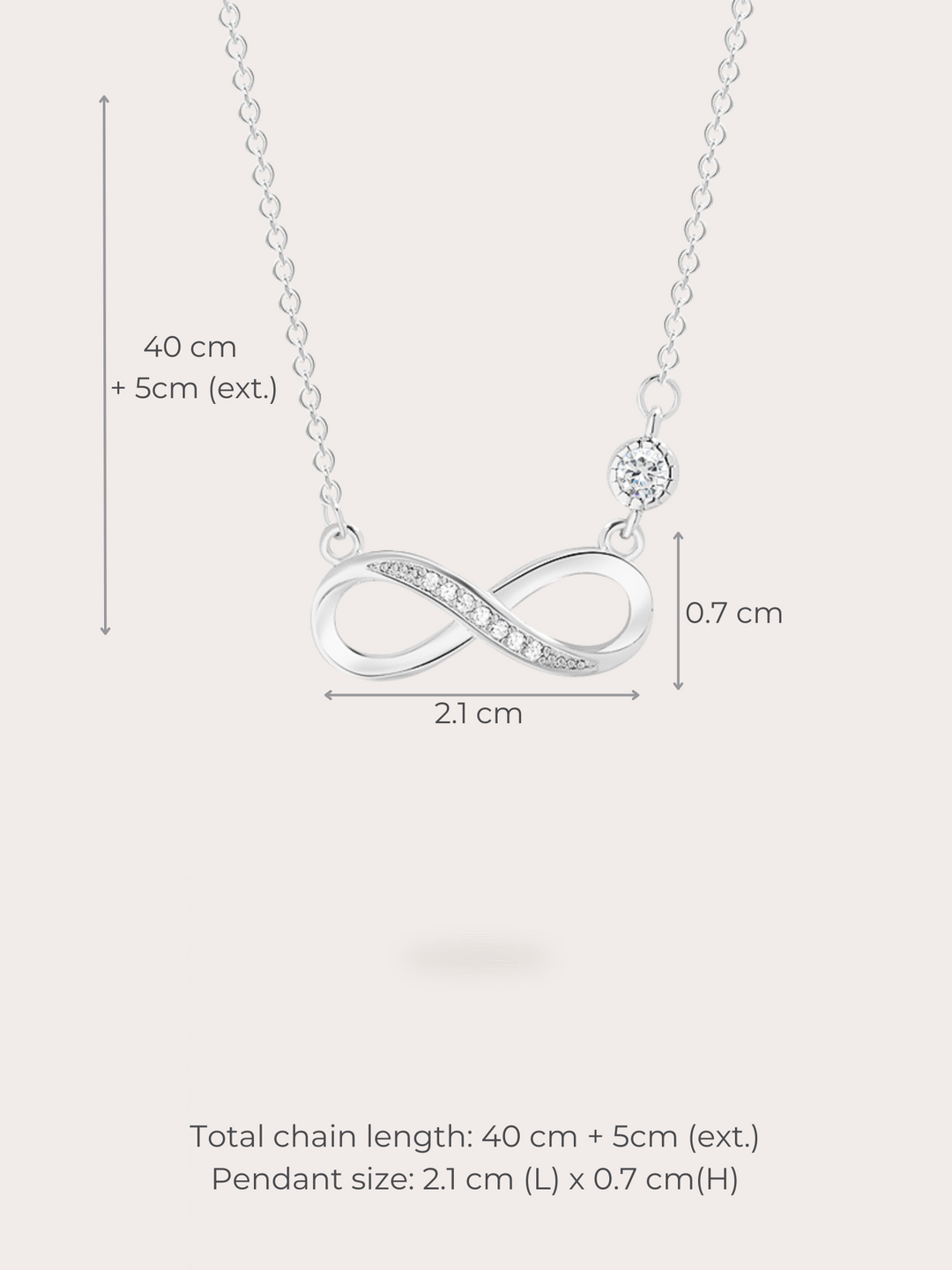 Noelle Infinity Necklace