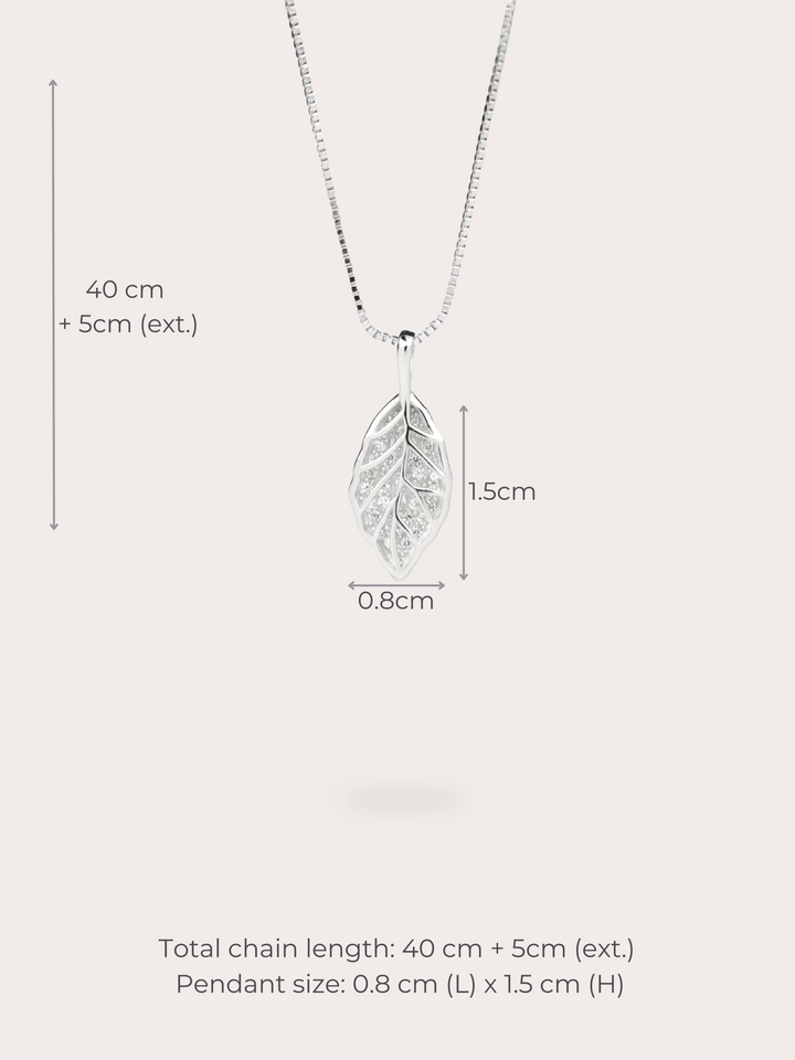 Elena Leaf Necklace
