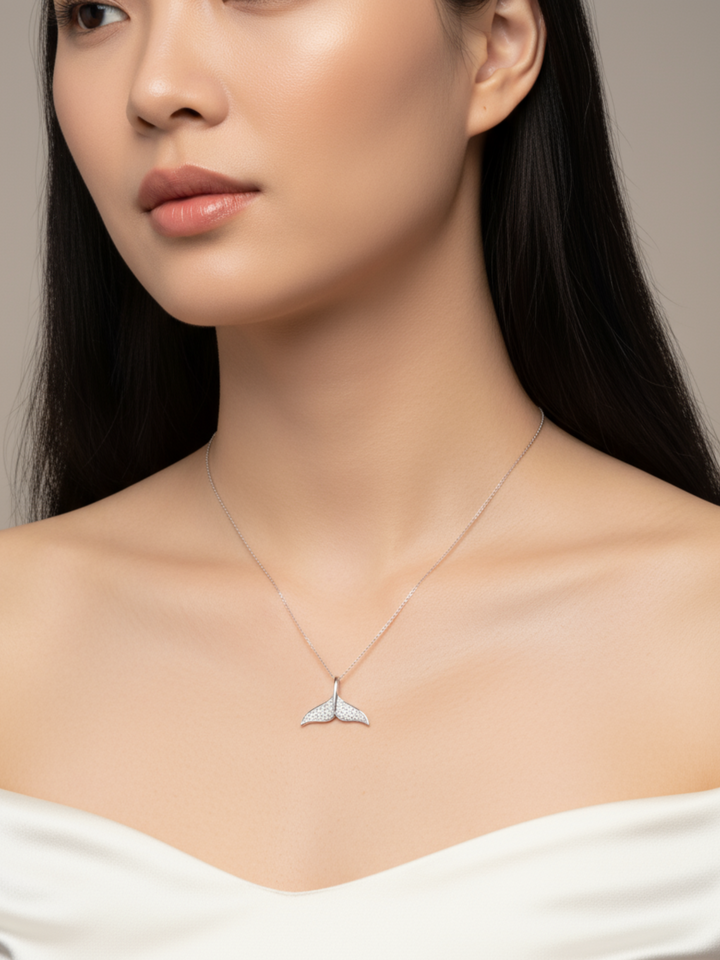 Marina Whale Tail Necklace