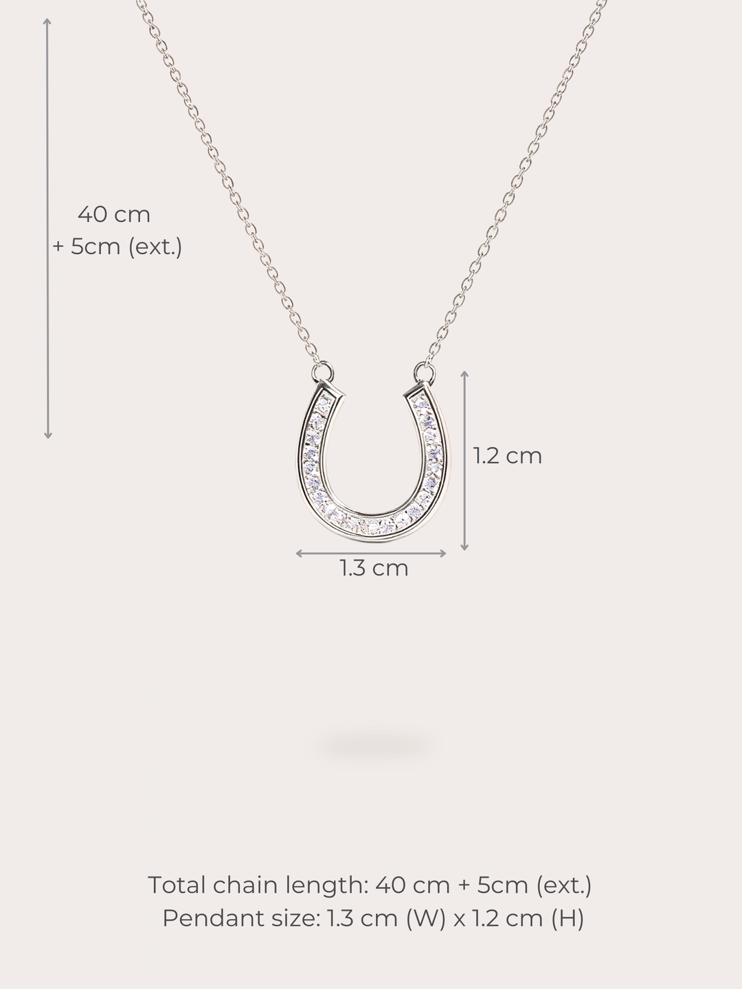 Junie Lucky Horseshoe Necklace
