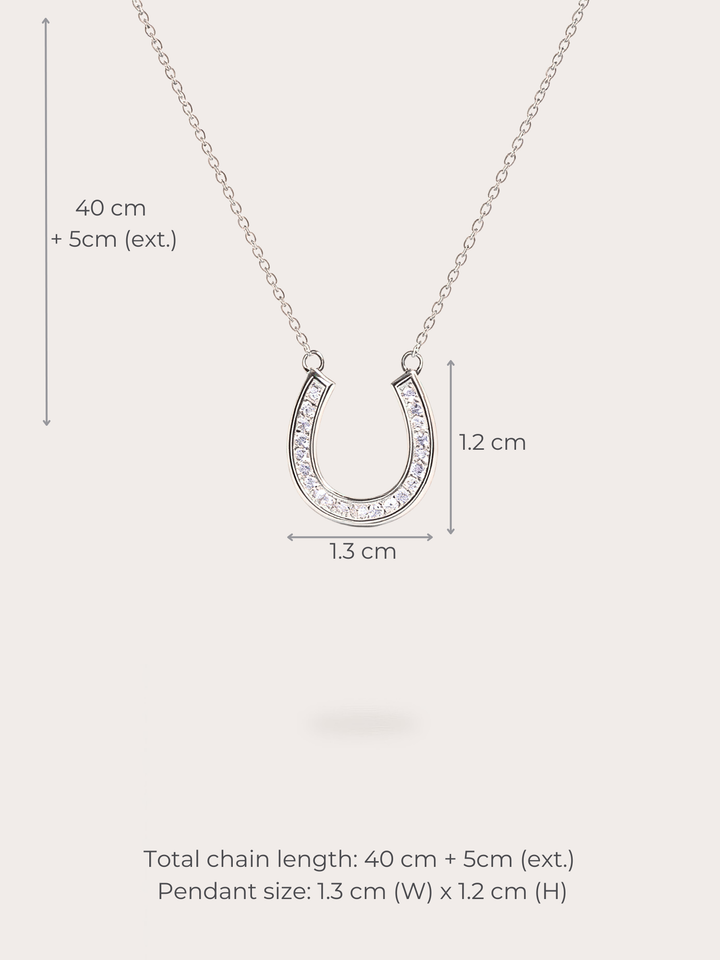 Junie Lucky Horseshoe Necklace