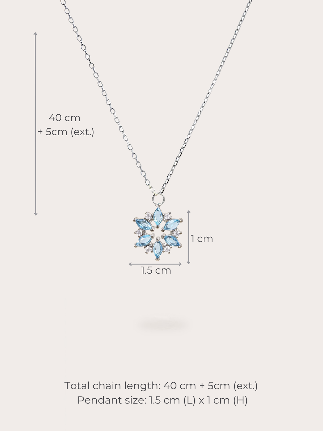 Elsa Snowflake Necklace